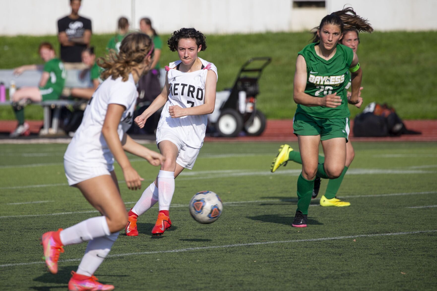 Metro girls soccer plays Bayless